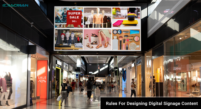 You are currently viewing Rules For Designing Digital Signage Content